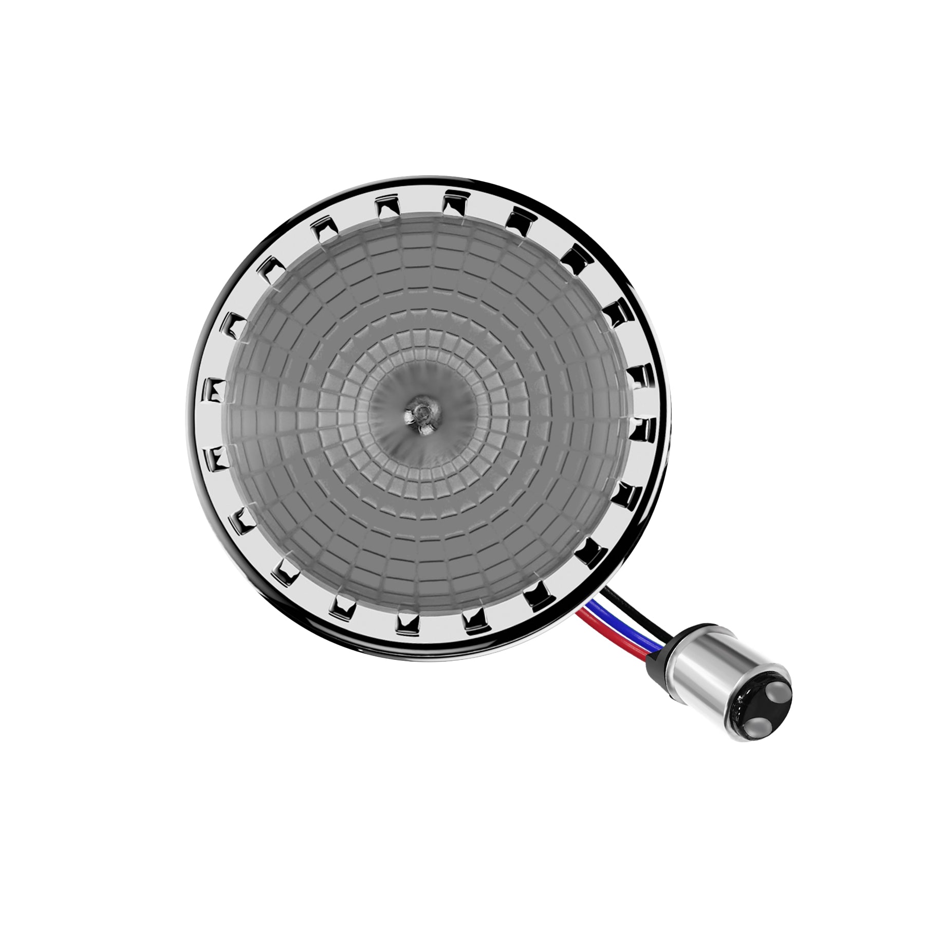 Classic Bullet 2" Clip-In Turn Signal Lens With LED & 1157 Plug