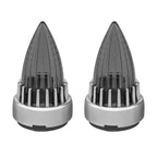 2" Motorcycle Turn Signal Clip-on Rear Tail Light Lens Covers for Harley Softail Street Road Glide Sportster Dyna Deluxe