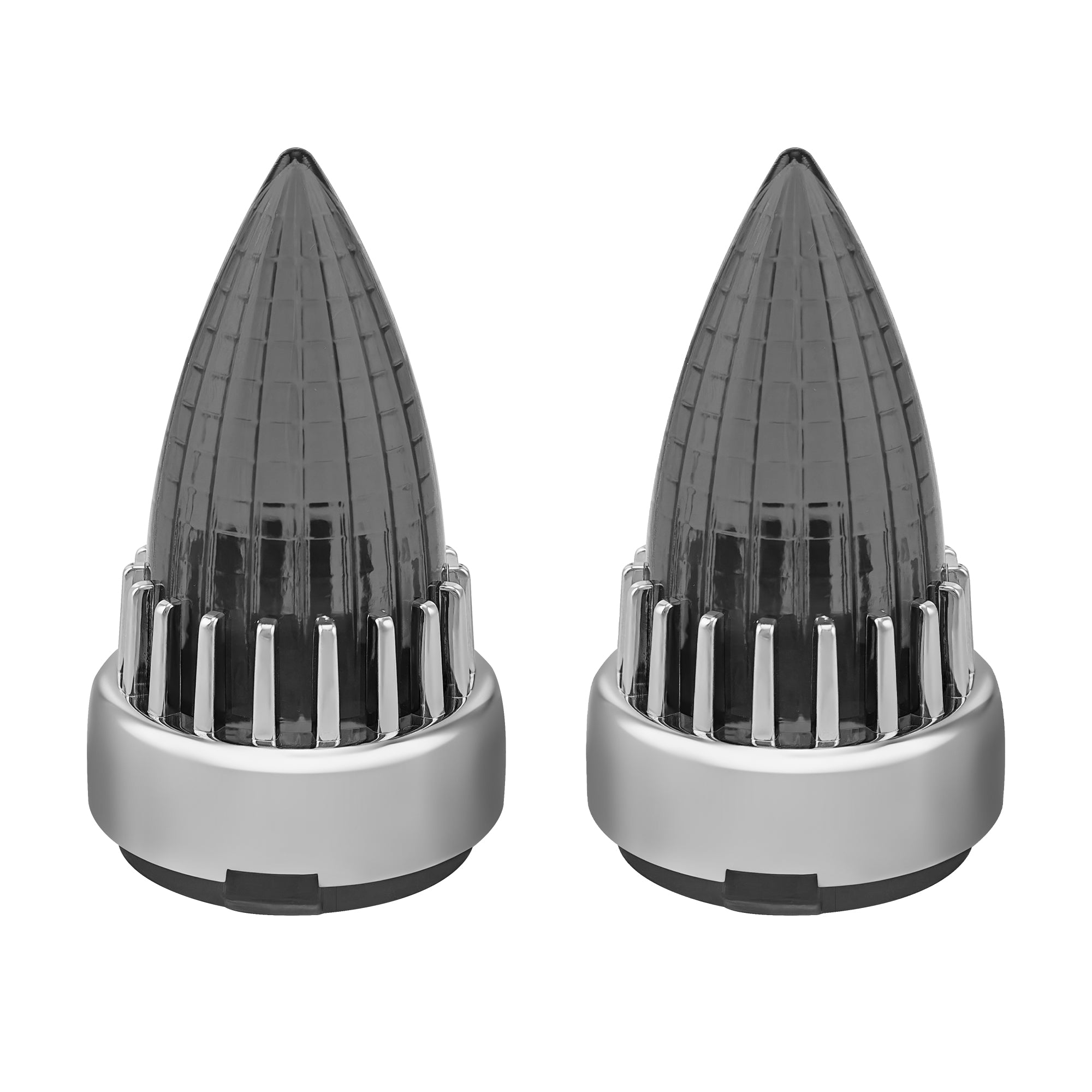 2" Motorcycle Turn Signal Clip-on Rear Tail Light Lens Covers for Harley Softail Street Road Glide Sportster Dyna Deluxe