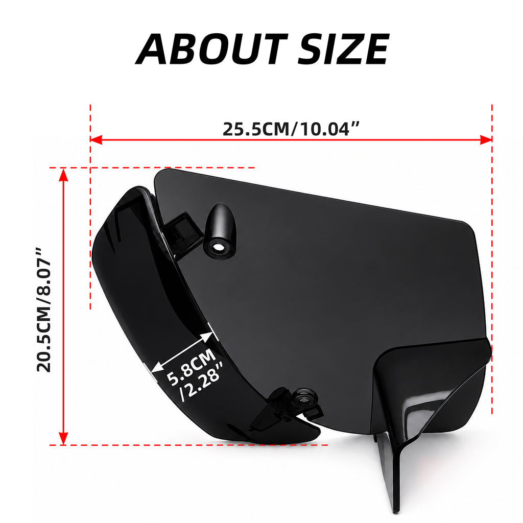 Wind Air Deflector Fairing Side Wings for Harley Road Glide 2024+, Windshield Deflectors for 2024-2026 CVO Road Glide ST FLTRXSTSE 2024-2026 Road Glide FLTRX 2023-2026 CVO Road Glide FLTRXSE