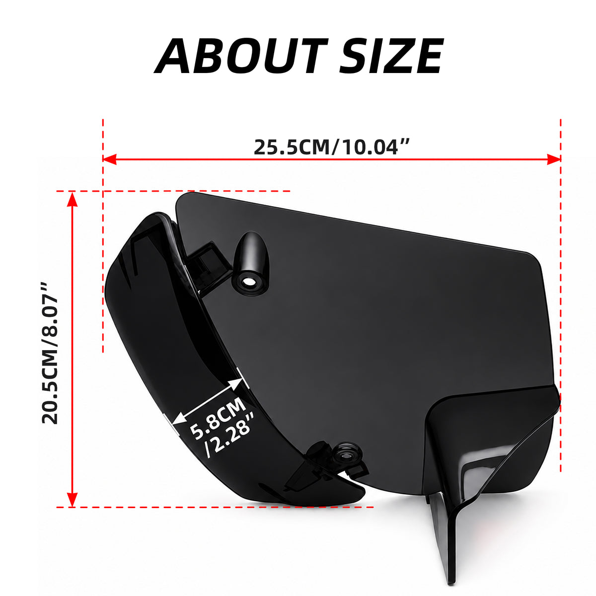 Wind Air Deflector Fairing Side Wings for Harley Road Glide 2024+, Windshield Deflectors for 2024-2026 CVO Road Glide ST FLTRXSTSE 2024-2026 Road Glide FLTRX 2023-2026 CVO Road Glide FLTRXSE