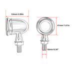 Motorcycle LED Bullet Turn Signals Front Rear Indicator