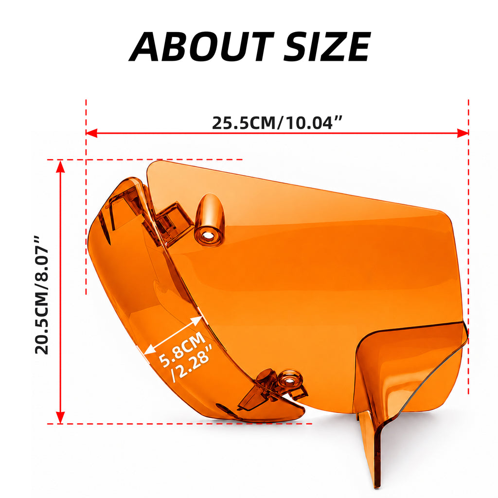 Wind Air Deflector Fairing Side Wings for Harley Road Glide 2024+, Windshield Deflectors for 2024-2026 CVO Road Glide ST FLTRXSTSE 2024-2026 Road Glide FLTRX 2023-2026 CVO Road Glide FLTRXSE