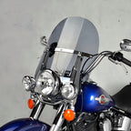 17" Smoke Detachable Windshield Windscreen Wind Splitter For Harley Touring Road King FLHR 1994-2023, Road King Special FLHRXS 2017-2025