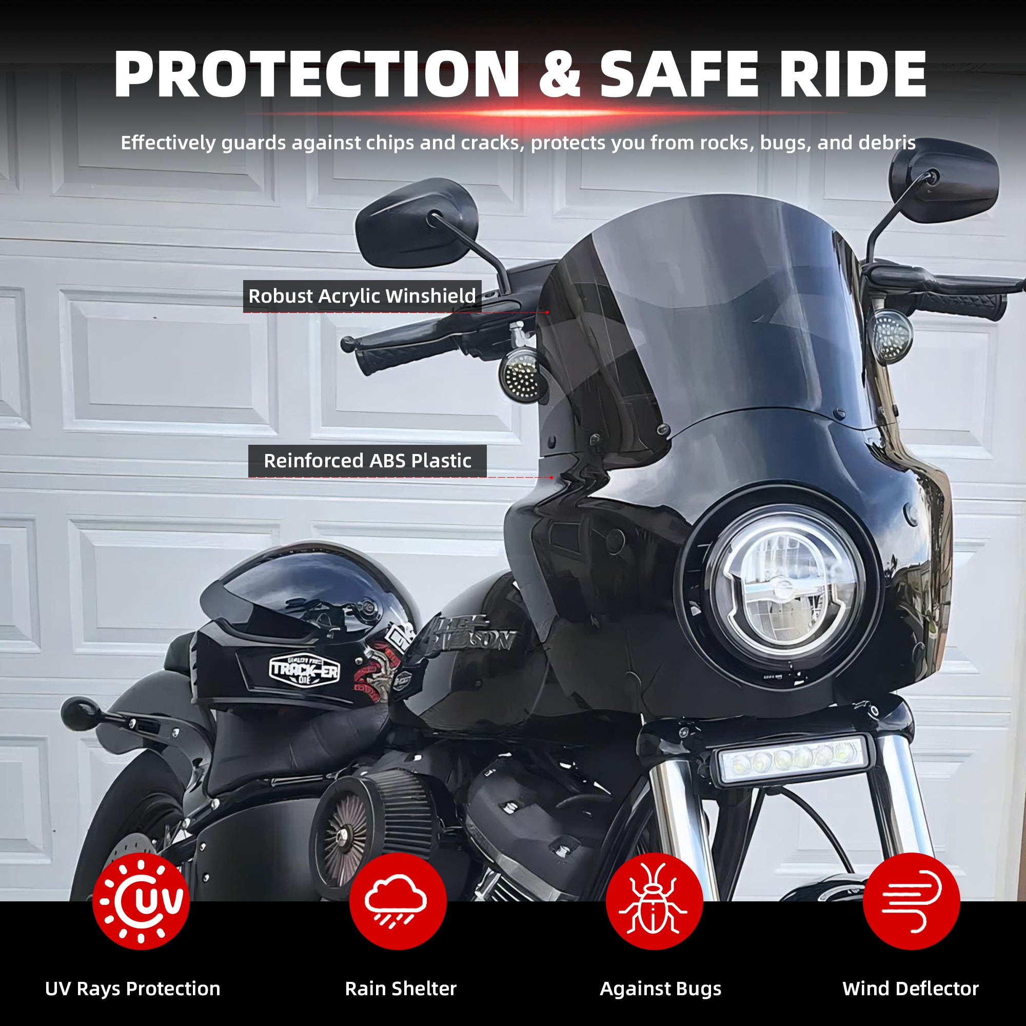 11/15 inch Motorcycle Front Fairing For Road Warrior Fairing For Harley Sportster 883 Iron 883 XL883N XL1200