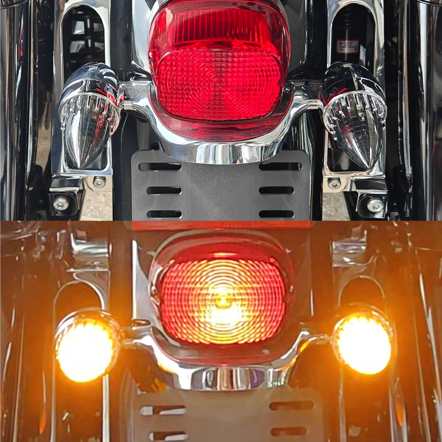 Retro Bullet 3 1/4" Screw-in Turn Signal Lens For Harley Heritage Road King Electra Glide
