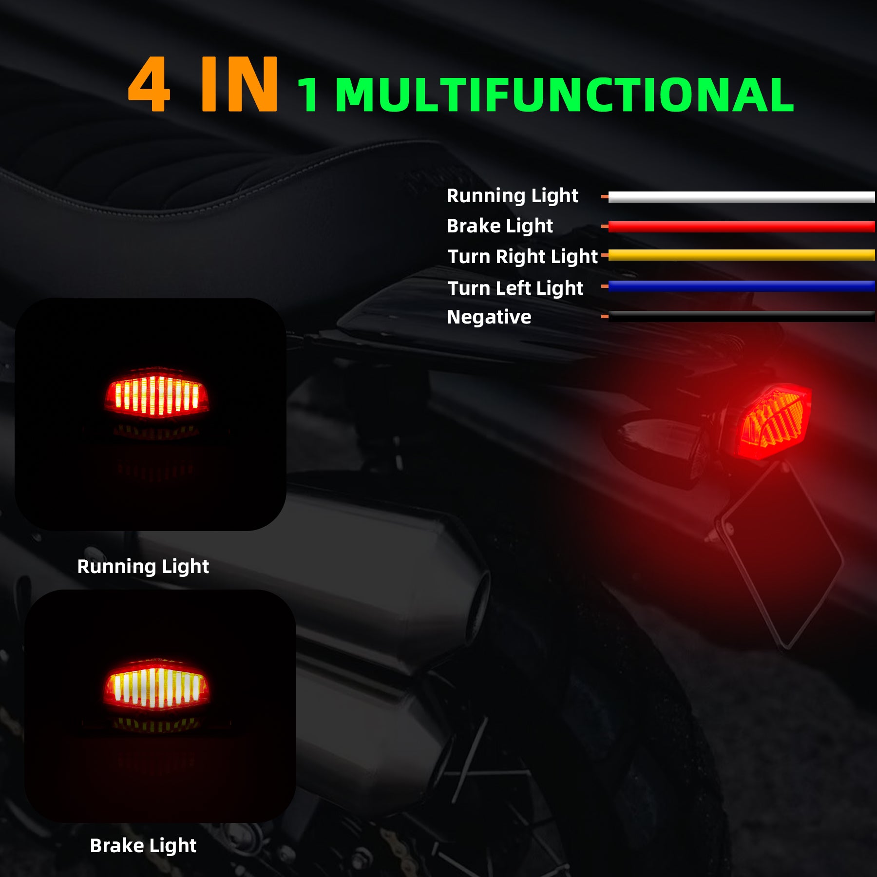 Motorcycle Lucas 564 Style BSA Triumph Norton Enfield Taillight TailLamp Chopper Bobber Bonneville Cafe Racer Scrambler