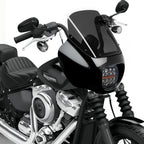 13" Windshield Front Quarter Fairing With 5.75" LED Headlight A Set For Harley Dyna Super Glide  FXDC Low Rider Street Bob FXDB