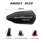 2X Motorcycle Handguards Hand Guards Shield with LED Lights Windproof for Harley