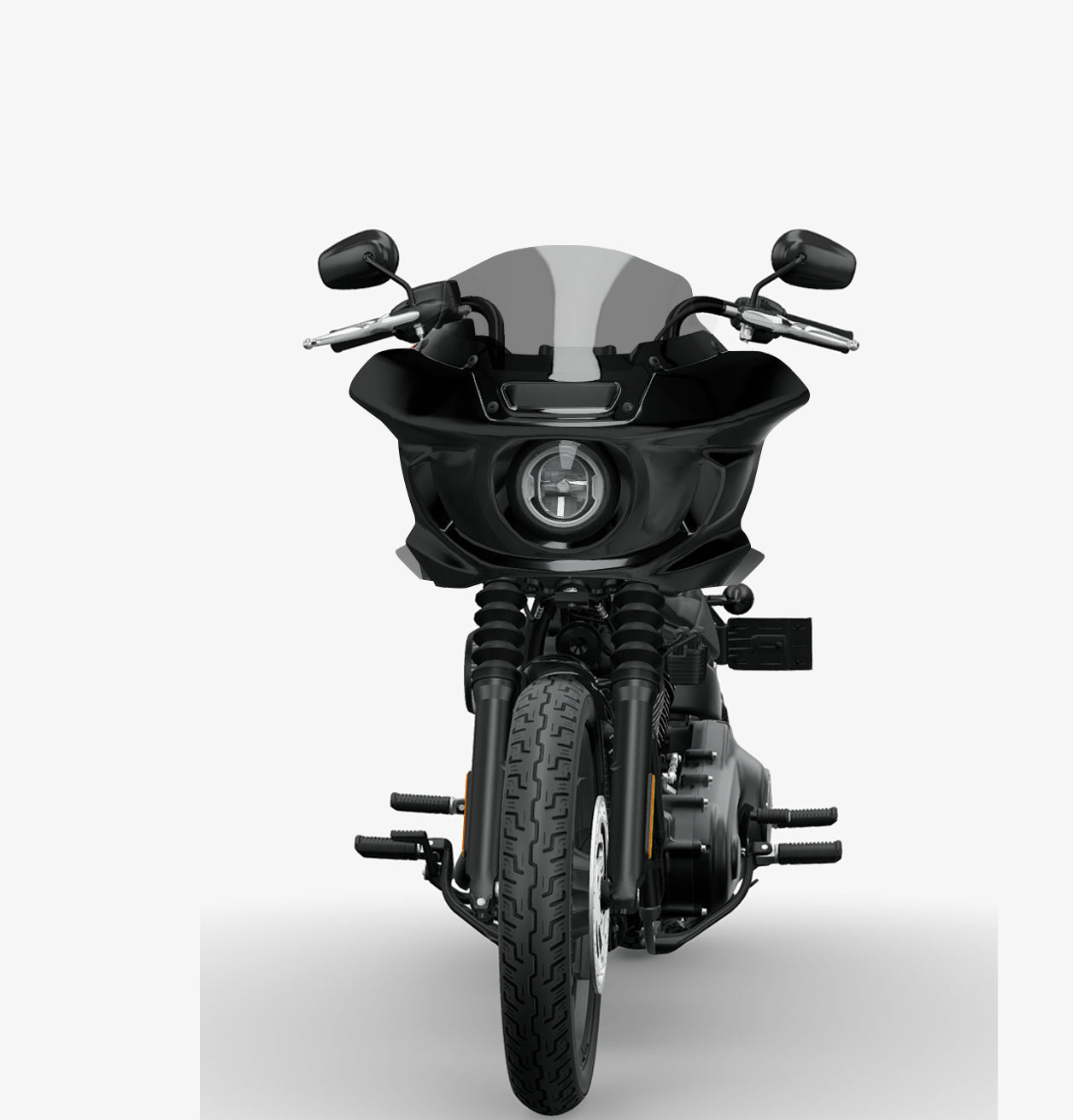 ST Style Front Fairing Windshield For Harley M8 Softail Street Bob