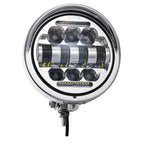 Motorcycle 5.75" LED  Visor Headlight with DRL