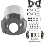 GUNSHIP GRAY Shell 11 inch Motorcycle Front Fairing For Road Warrior Fairing Only For Harley Softail Low Rider S FXLRS 2020-2024