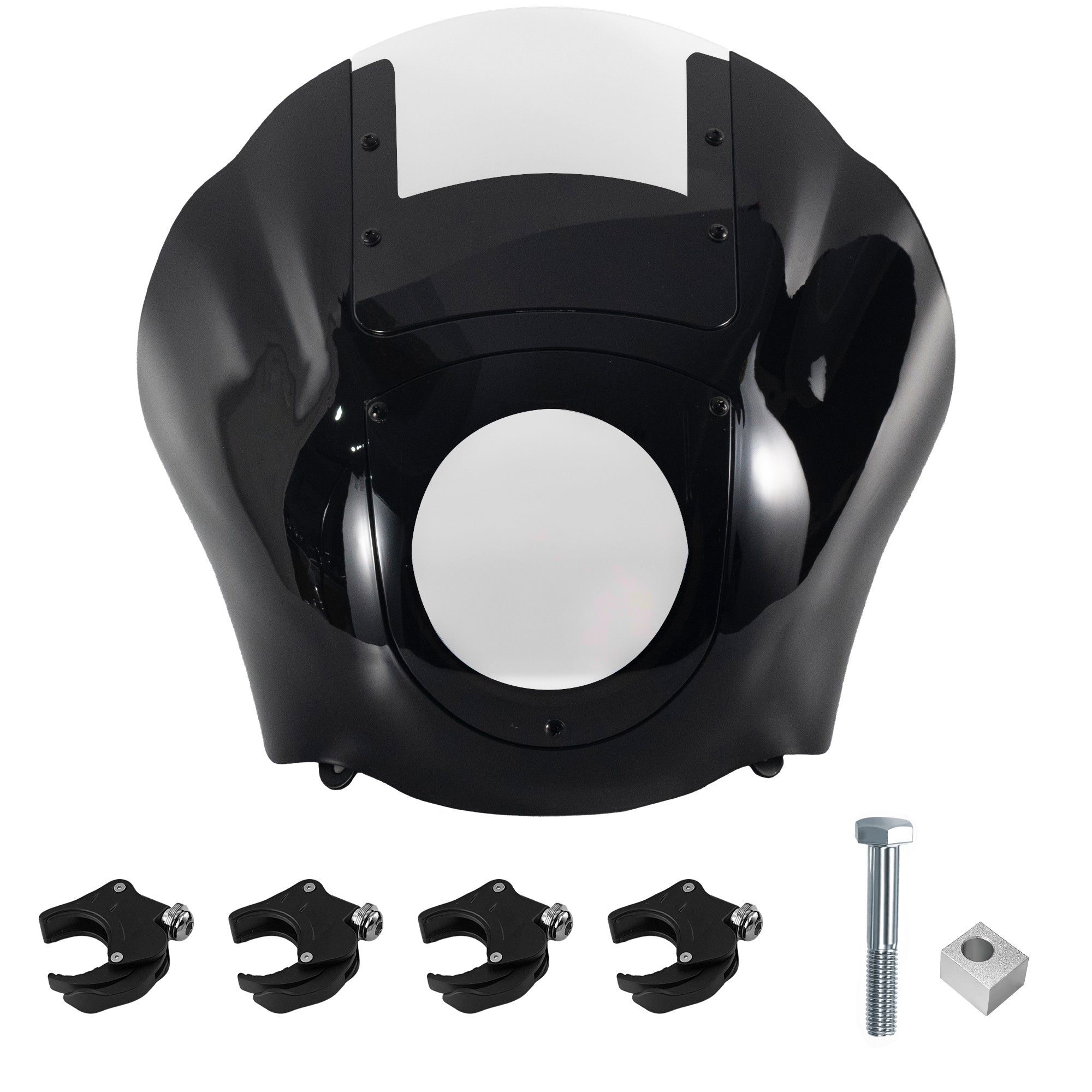 Quarter Fairing Windshield Kit for Harley Dyna 2006–2017, Street Bob FXDB, Super Glide FXD FXDC, Low Rider FXDL FXDLS Secondary image