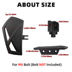 Motorcycle Mini Floorboards Front Rider Foot Pegs Pedals Rests Highway Footpegs for Harley 2018-2024 Softail Slim Fat Boy Street Bob Fat Bob Low Rider S Breakout Heritage Classic