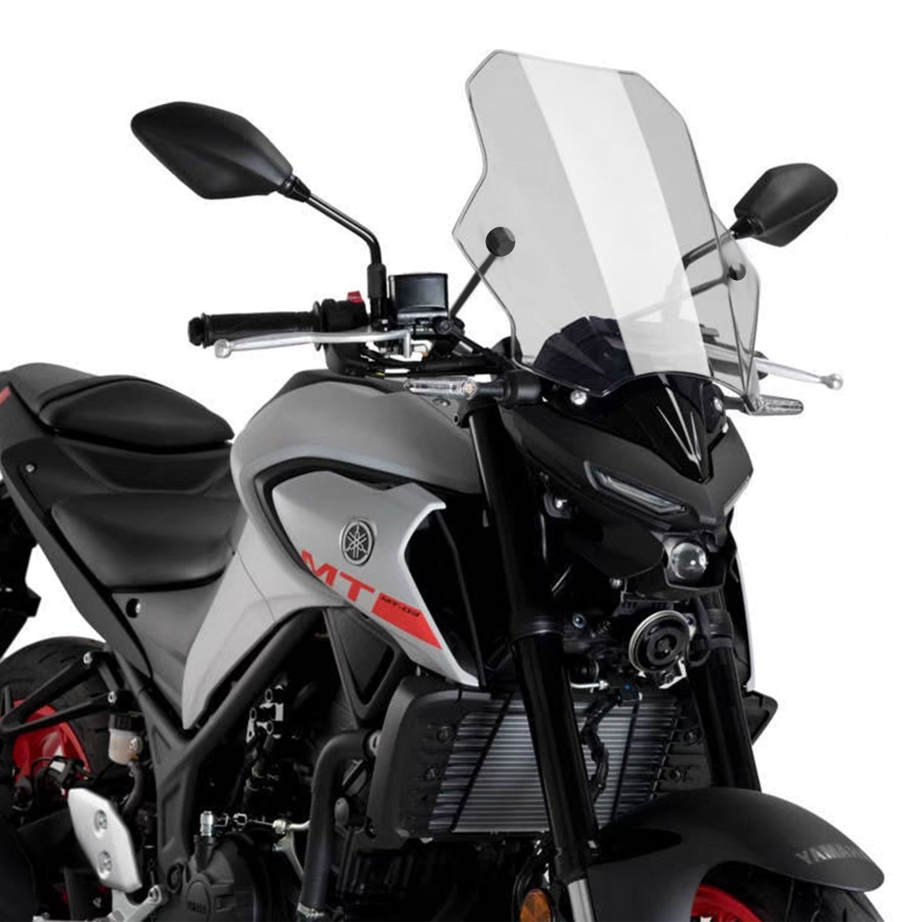 15" Motorcycle Windshield Universal For Harley Davidson Honda Kawasaki Suzuki Triumph Yamaha Indian Victory