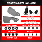 Low Rider S Handlebar Handguards Hand Shield Protector For Harley Softail Fat Bob 2018-23 Low Rider S 2020-23 Sport Glide FLSB