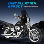 Front Headlight Fairing Cover w/ 15'' Windshield For Harley Dyna FXDXT T-Sport 2006-2017