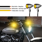 Motorcycle LED Bullet Turn Signals Front Rear Indicator