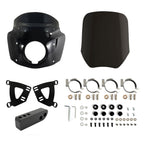 Front Headlight Fairing W/15" 11" Windshield For Dyna FXD FXDB FXDC FXDL 2006-2017