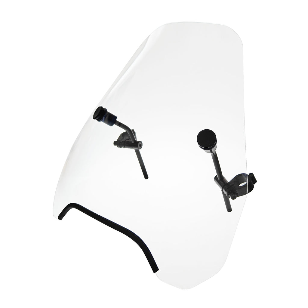 15“ Motorcycle Windshield Universal For Harley Davidson Honda Kawasaki Suzuki Triumph Yamaha Indian Victory