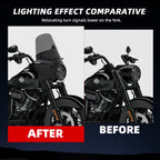 15" Windshield Road King Fairing Fit 7" Headlight For Harley Touring Road King FLHR 1994-2023 Road King Special FLHRXS 2017-2025