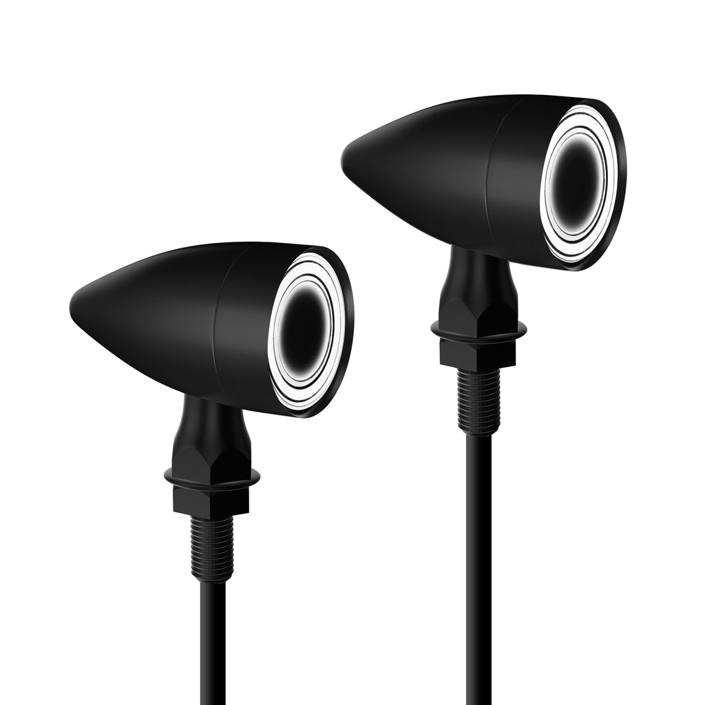 Motorcycle LED Bullet Turn Signals Front Rear Indicato