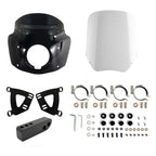 Front Headlight Fairing W/15" 11" Windshield For Dyna FXD FXDB FXDC FXDL 2006-2017