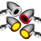 Motorcycle LED Bullet Turn Signals Front Rear Indicator