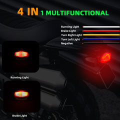 Motorcycle Lucas 564 Style BSA Triumph Norton Enfield Taillight TailLamp Chopper Bobber Bonneville Cafe Racer Scrambler