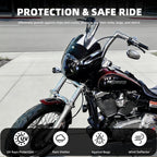 Quarter Fairing Windshield Kit for Harley Dyna 2006–2017, Street Bob FXDB, Super Glide FXD FXDC, Low Rider FXDL FXDLS