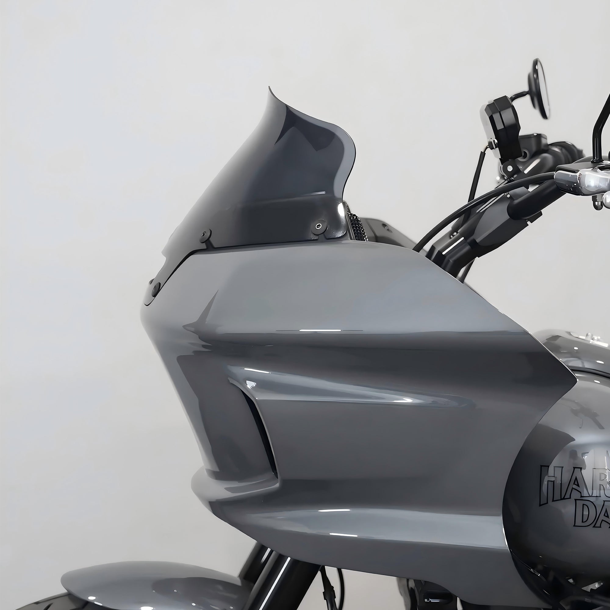 Front 9" Windshield Motorcycle Low Rider ST Windscreen For Harley Softail Low Rider ST/FXLRST 2023+&El Diablo FXRST 2022-2024