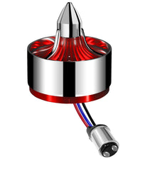 Classic 2" Clip-In Turn Signal Lens With LED & 1157 Plug For Harley