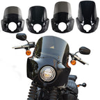 Softail Street Bob Front Fairing W/15" 11" Windshield For Harley Softail Street Bob FXBB FXBBS 2018-2024, Softail Standard FXST 2020-2024