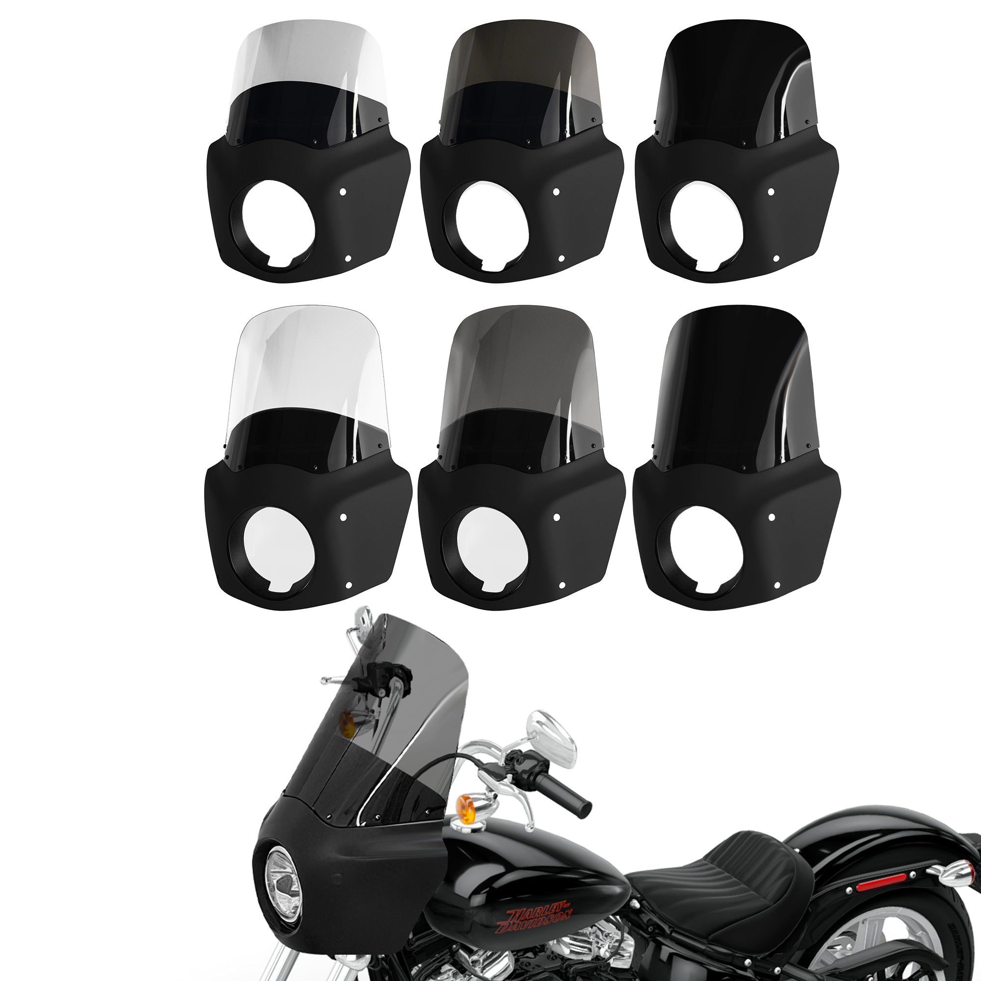 11/15 inch Motorcycle Front Fairing For Road Warrior Fairing For Harley Sportster 883 Iron 883 XL883N XL1200
