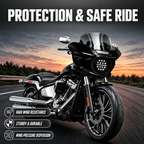 ST Fairing Windshield Headlight Kit For 2006-2017 Dyna, 2006-2010 Super Glide FXD 2006-2014 Custom FXDC, 2016-2017 Low Rider S FXDLS, 06-09 14-17 Low Rider FXDL, 06-17 Street Bob FXDB Wide Glide FXDWG