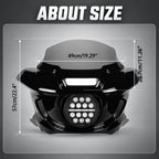 ST Fairing Windshield Headlight Kit For 2006-2017 Dyna, 2006-2010 Super Glide FXD 2006-2014 Custom FXDC, 2016-2017 Low Rider S FXDLS, 06-09 14-17 Low Rider FXDL, 06-17 Street Bob FXDB Wide Glide FXDWG