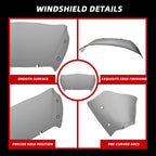 " Wave Windshield Windscreen Air Deflector for Harley CVO Road Glide FLTRXSE 2023-up, CVO Road Glide ST FLTRXSTSE 2024-up, Road Glide FLTRX 2024-up Accessories