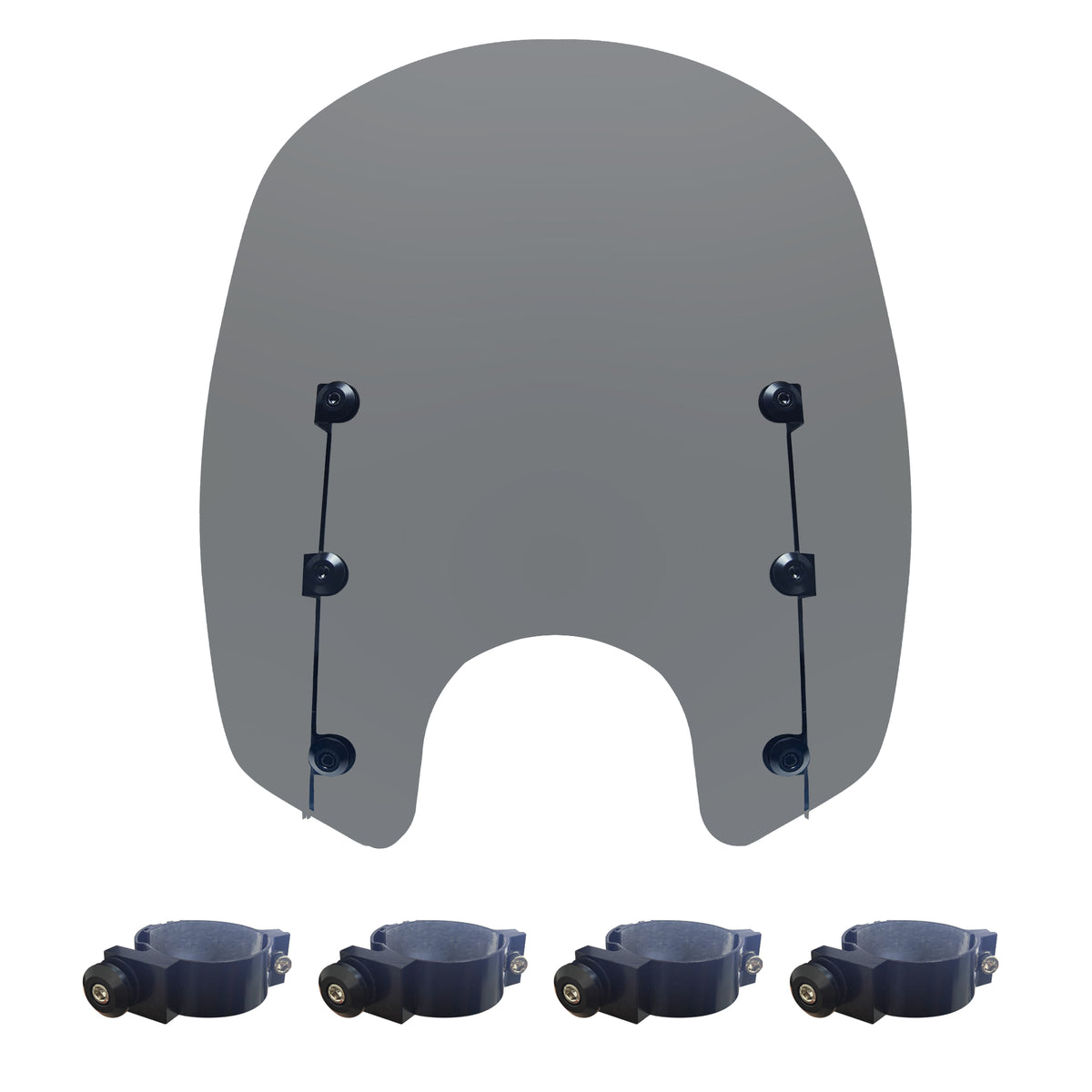 21" Street Bob FXDB Windshield Motorcycle Wind Protection For Harley FXBB FXBBS Standard FXST Low Rider FXLR Dyna Super Glide