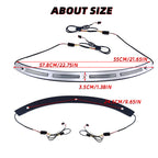 Black Windshield Trim Batwing Fairing Led Lights with LED Running Light & Amber Turn Signal for Harley 2014-2023 Touring Electra Glide Street Glide Ultra Limited
