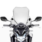 15" Motorcycle Windshield Universal For Harley Davidson Honda Kawasaki Suzuki Triumph Yamaha Indian Victory
