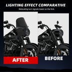 11" Windshield Road King Fairing Fit 7" Headlight For Harley Touring Road King FLHR 1994-2023 Road King Special FLHRXS 2017-2025