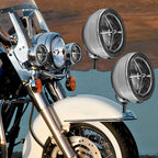 Motorcycle 4.5" H3 LED Fog Light Fog Lamp Passing Driving Spot Light For Harley Bobber Softail Road King Custom Yamaha Suzuki