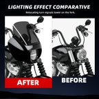 Front Quarter Fairing Low Rider S  9“/13" Windshield Mounting Bracket Kit For Harley Softail Street Bob Low Rider S FXLRS Standard FXST 2018+