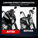Front Quarter Fairing Low Rider S  9“/13" Windshield Mounting Bracket Kit For Harley Softail Street Bob Low Rider S FXLRS Standard FXST 2018+
