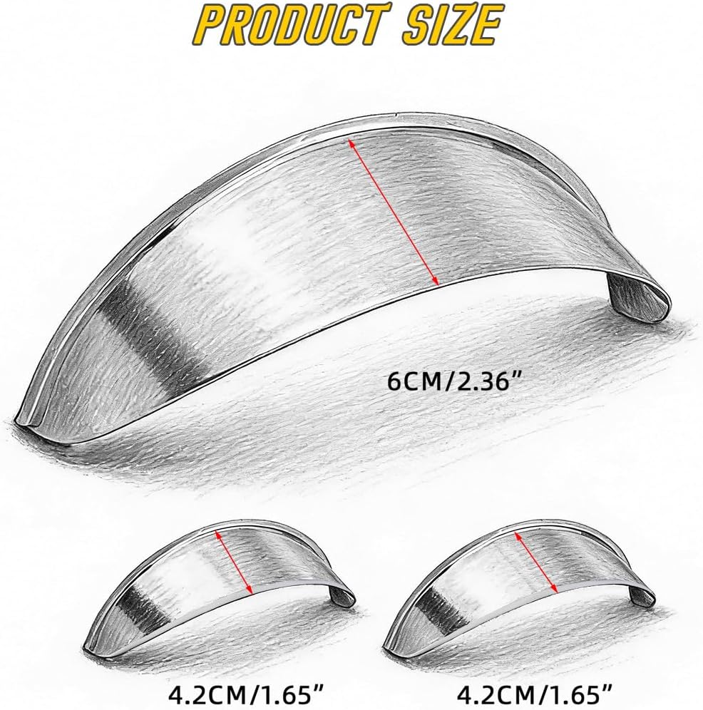 Chrome 7in motorcycle headlight visor & 4.5in Spot Light Visors
