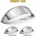 Chrome 7in motorcycle headlight visor & 4.5in Spot Light Visors