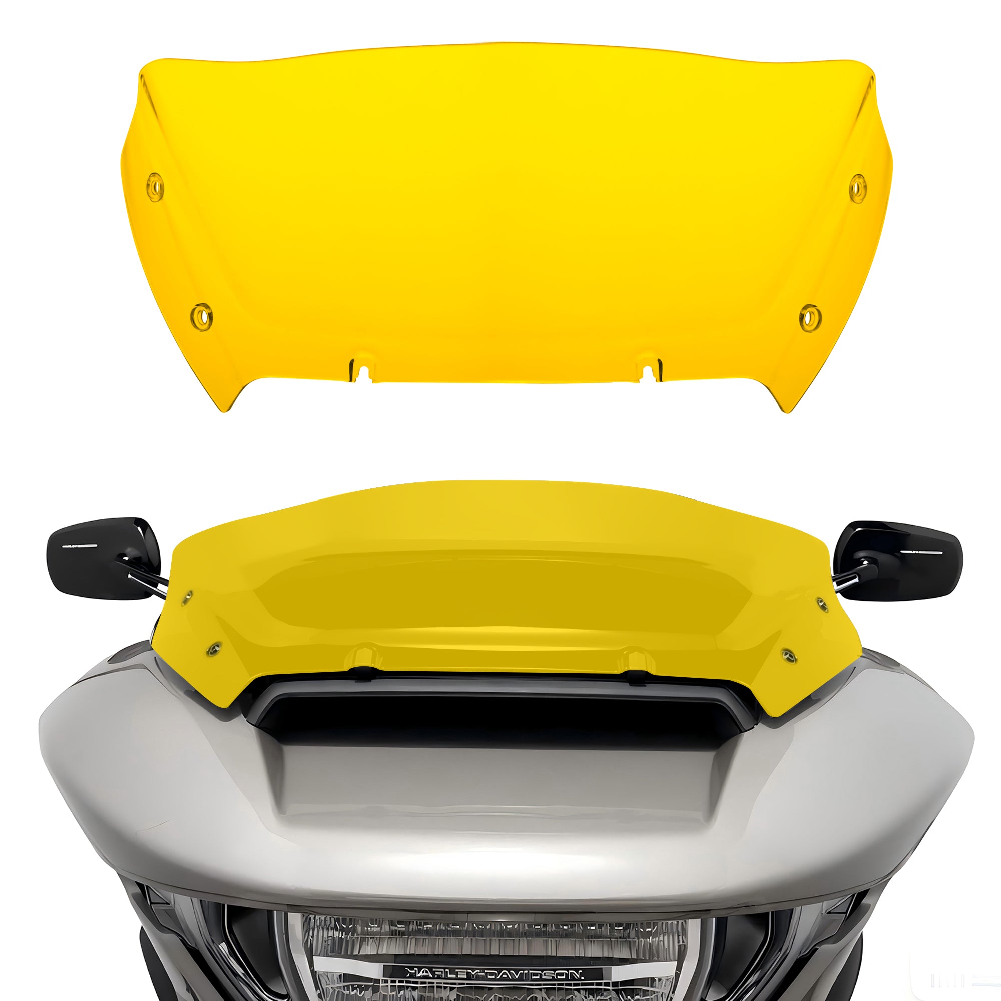" Wave Windshield Windscreen Air Deflector for Harley CVO Road Glide FLTRXSE 2023-up, CVO Road Glide ST FLTRXSTSE 2024-up, Road Glide FLTRX 2024-up Accessories