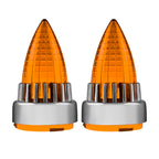 Motorcycle 2“ Turn Signal Clip-on 2 Pack Bullet Rear Tail Light Lens Covers for Harley Softail Street Road Glide Fat boy Sportster Dyna Deluxe