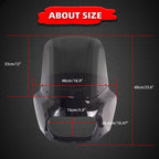Motorcycle Fairing with 13" Motorcycle Windshield 49mm Mounting Hardware for Harley Softail Fat Bob FXFB FXFBS 2018 2019 2020 2021 2022 2023