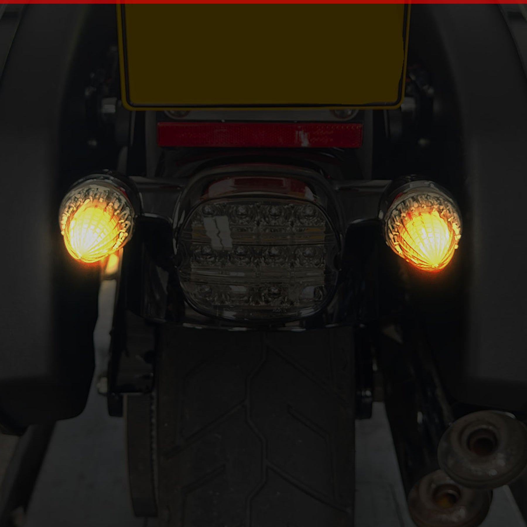 Classic Bullet 2" Clip-In Turn Signal Lens With LED & 1156 Plug